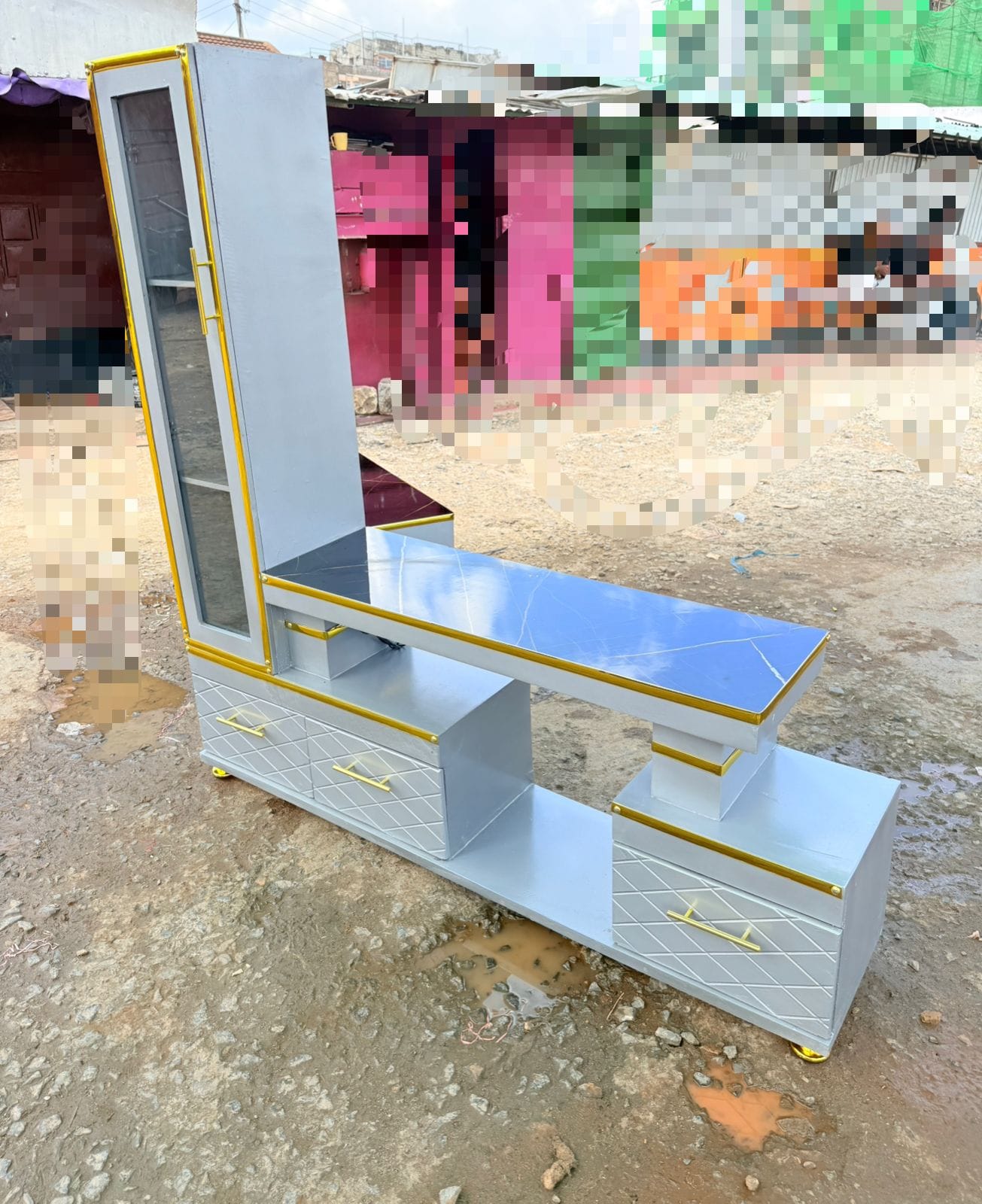 Slim TV Console